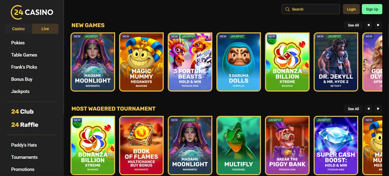 24Casino screenshot 1