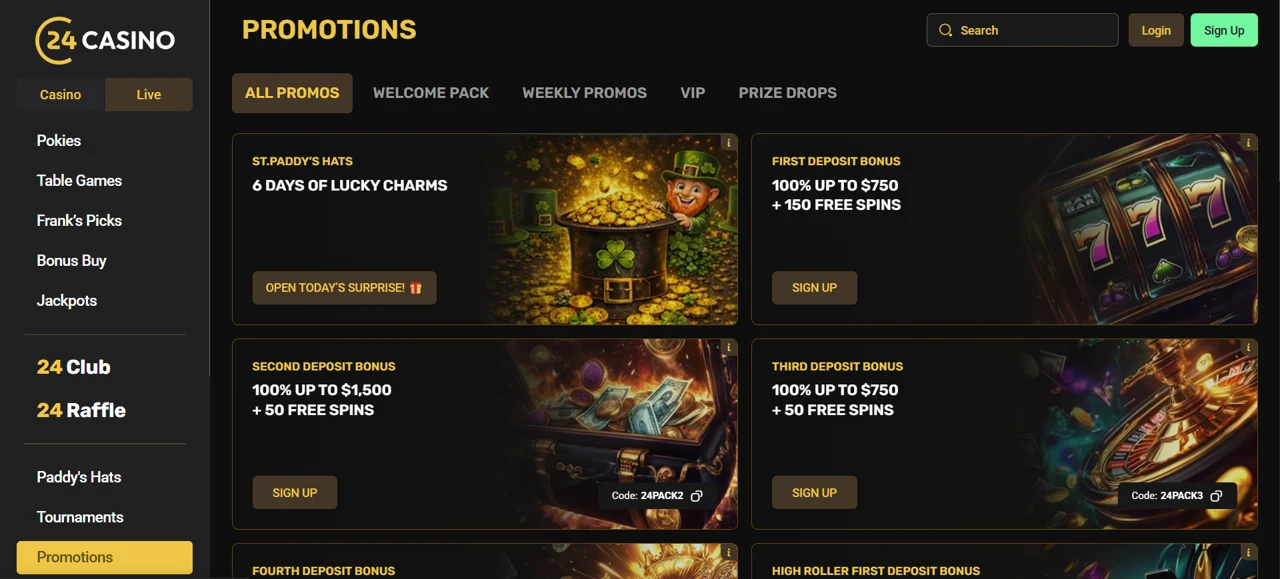 24Casino screenshot 3