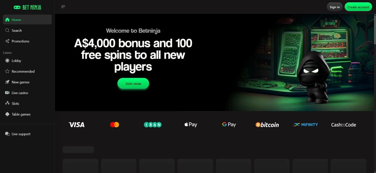 BetNinja screenshot 1