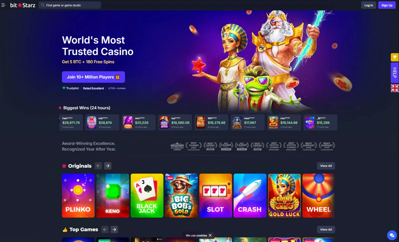 Bitstarz screenshot 1
