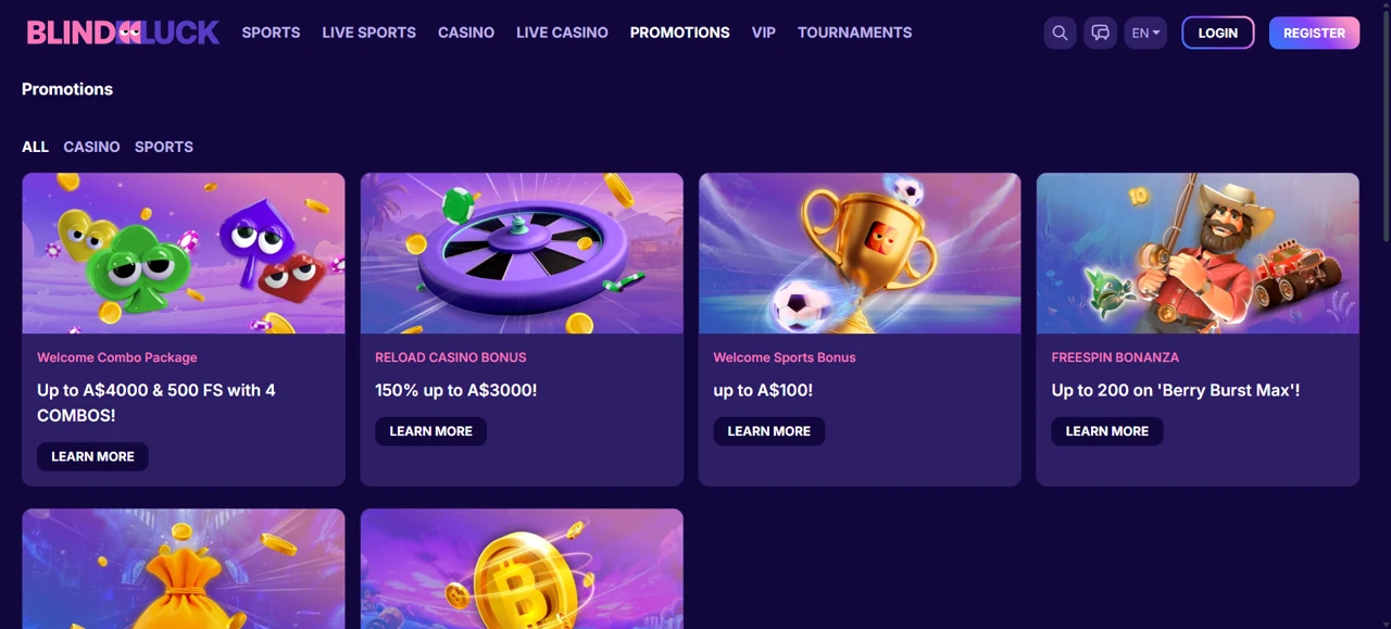 BlindLuck screenshot 1