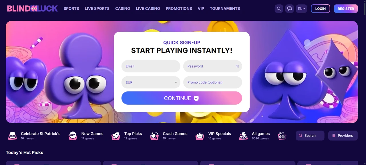 BlindLuck screenshot 4