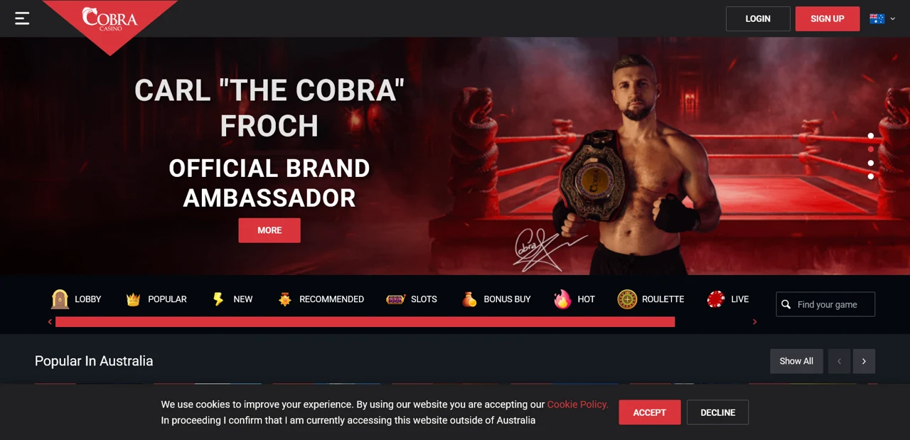 Cobra screenshot 1