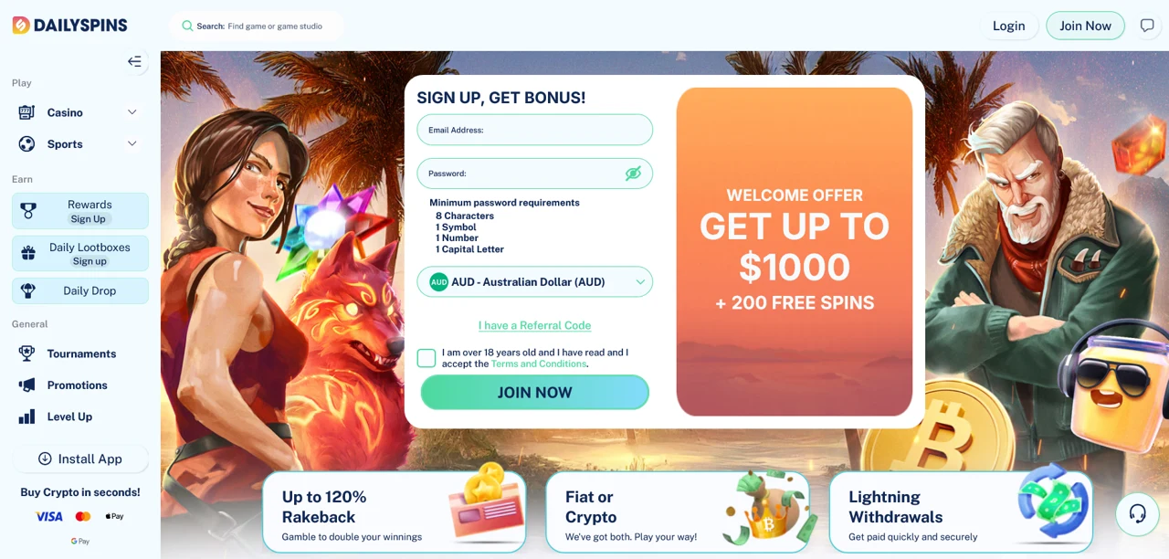 DailySpins screenshot 1