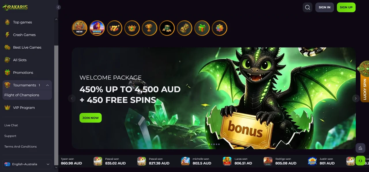 Drakaris screenshot 1