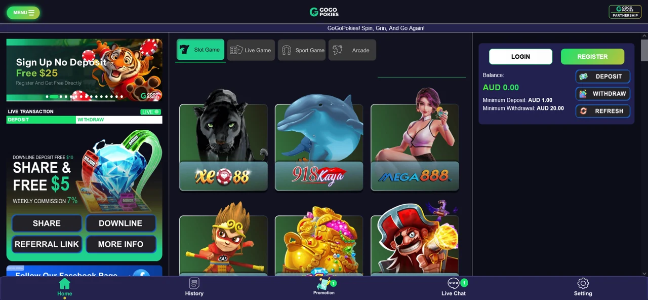 GOGOPokies screenshot 1