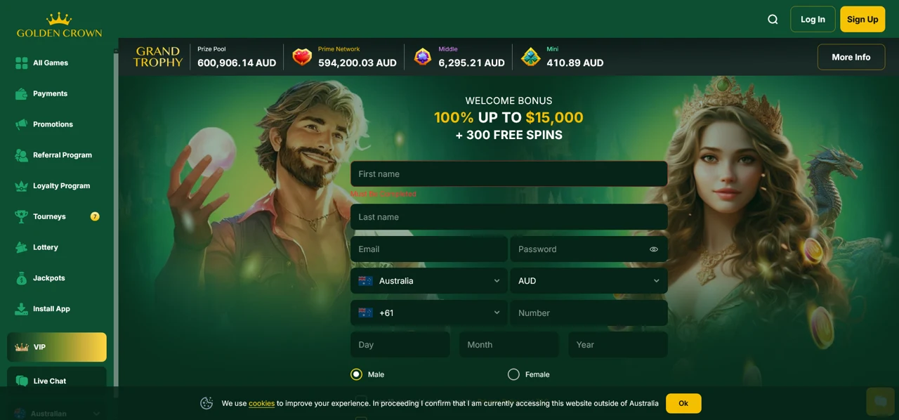 Golden Crown screenshot 1