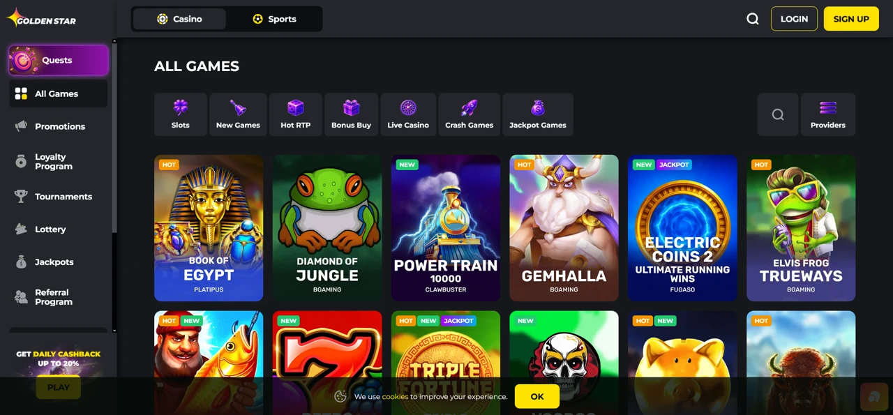 GoldenStar screenshot 1