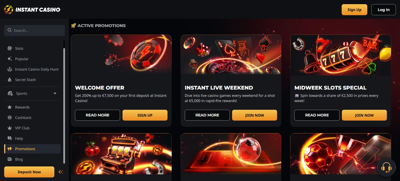 Instant screenshot 1