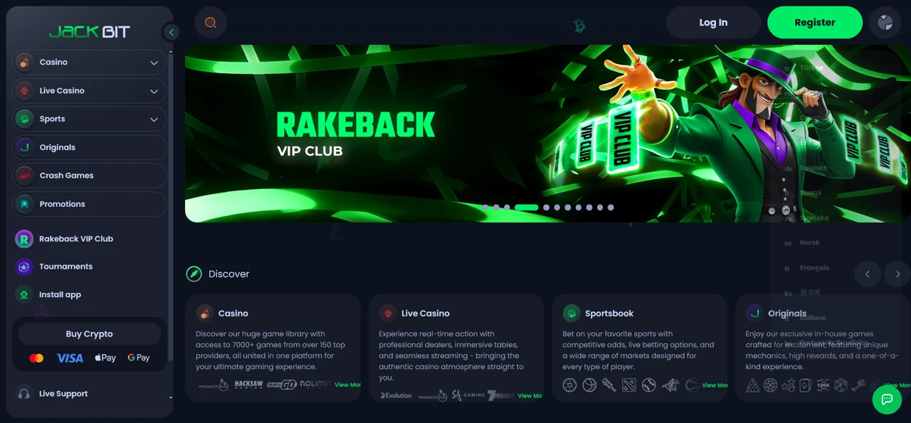 Jackbit screenshot 1