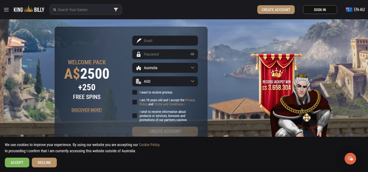 King Billy screenshot 1