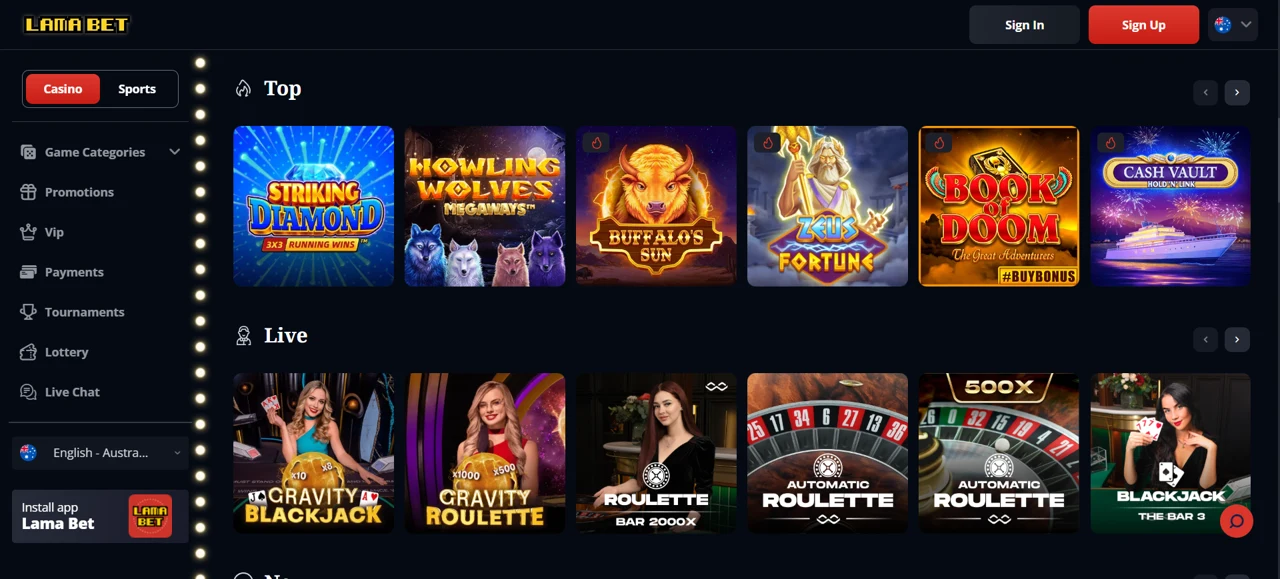 LamaBet screenshot 2