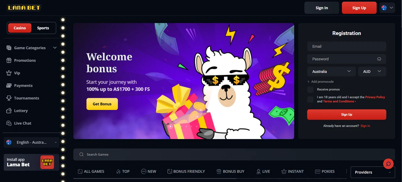 LamaBet screenshot 3