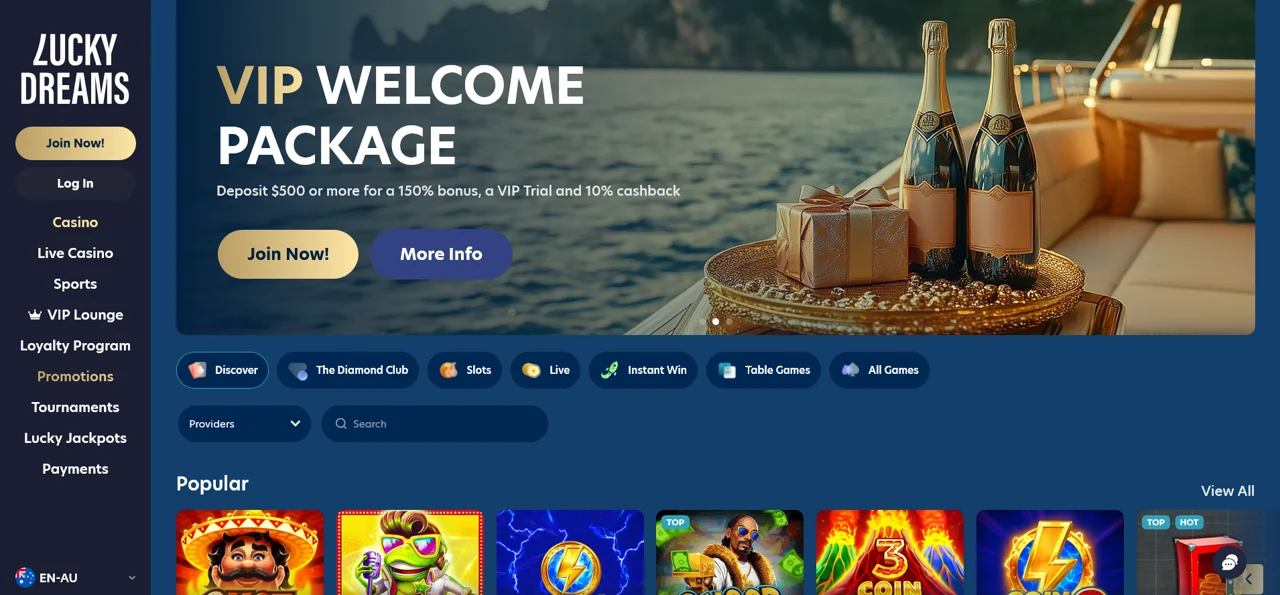 Lucky Dreams screenshot 1