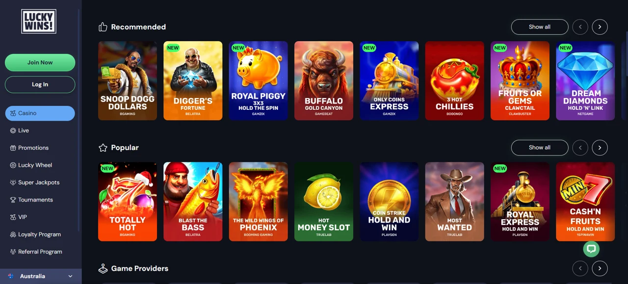 LuckyWins screenshot 3