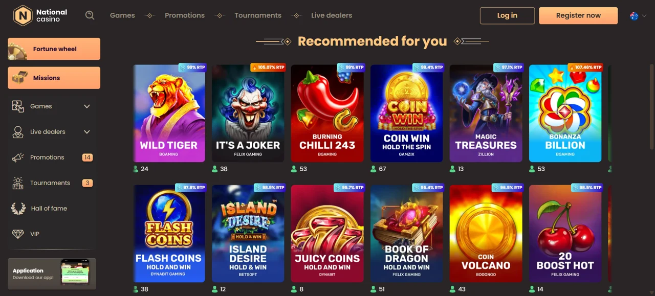 National screenshot 2