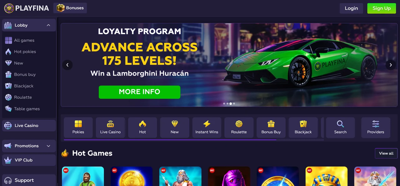 Playfina screenshot 1