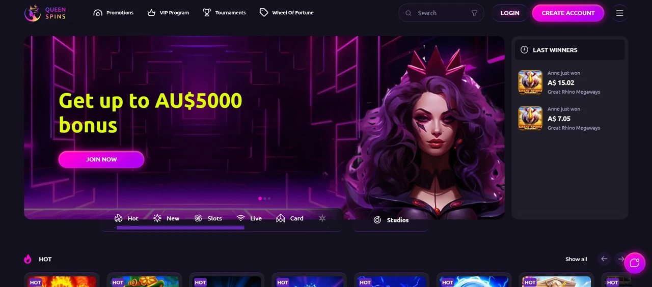 QueenSpins screenshot 1