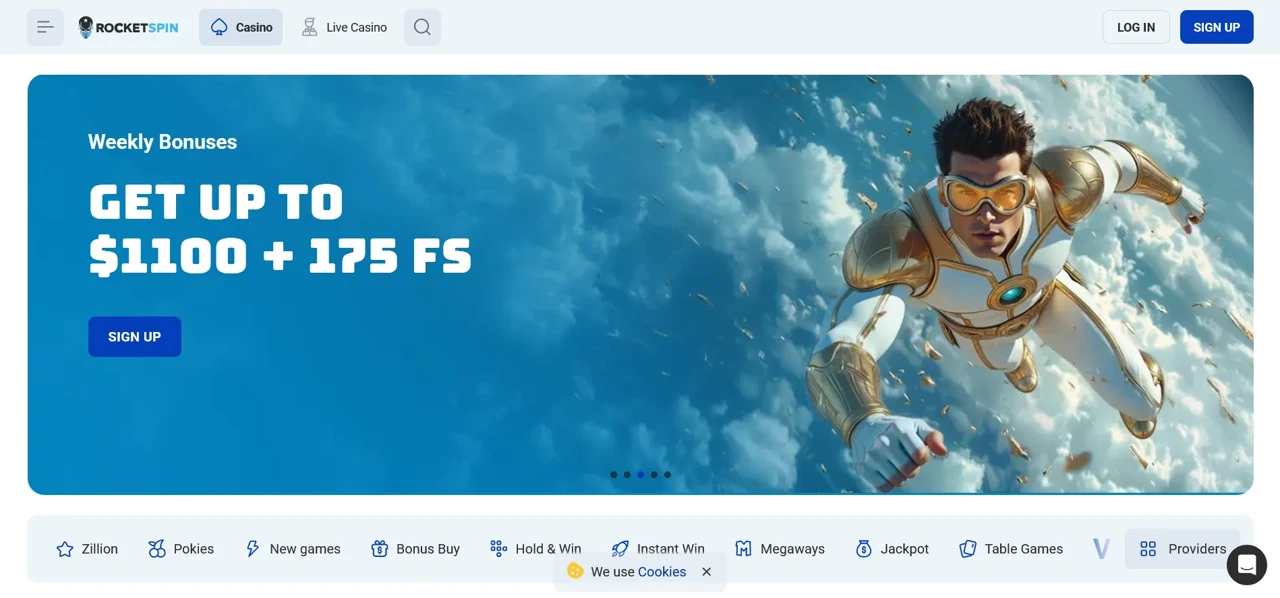 RocketSpin screenshot 1