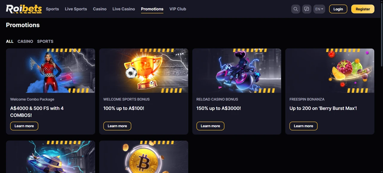 Roibets screenshot 1