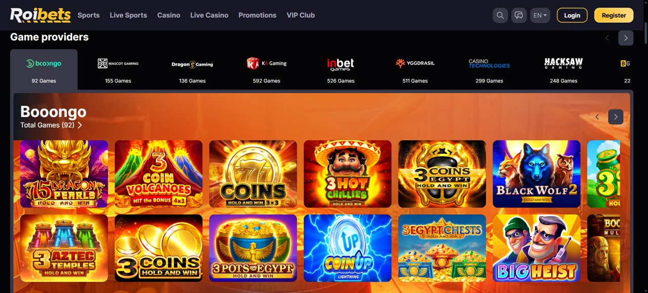 Roibets screenshot 2