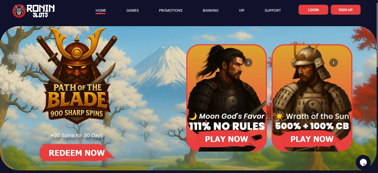 RoninSlots screenshot 1