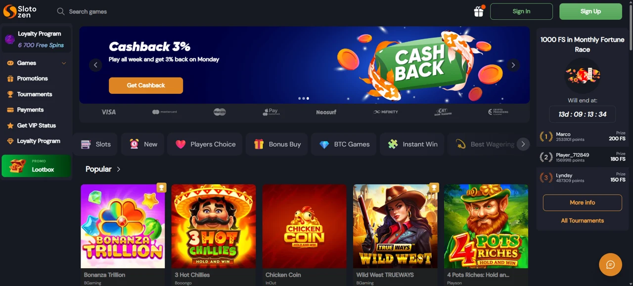 Slotozen screenshot 3