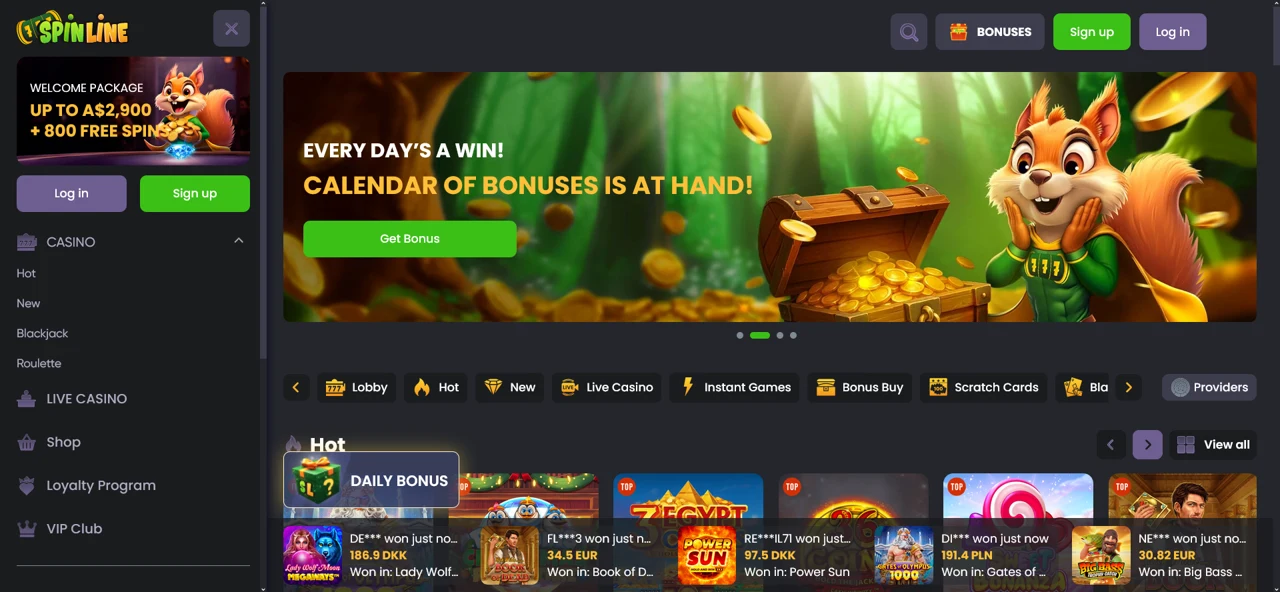 Spinline screenshot 1