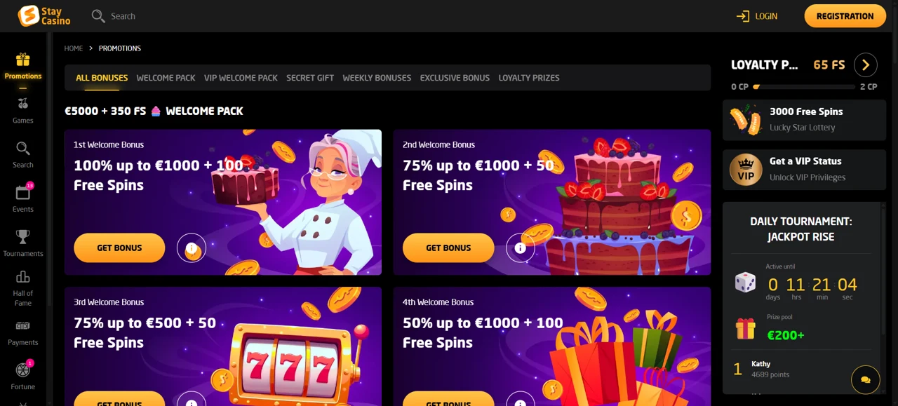 StayCasino screenshot 1