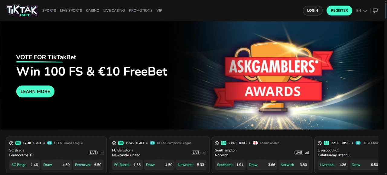 Tiktakbet screenshot 3