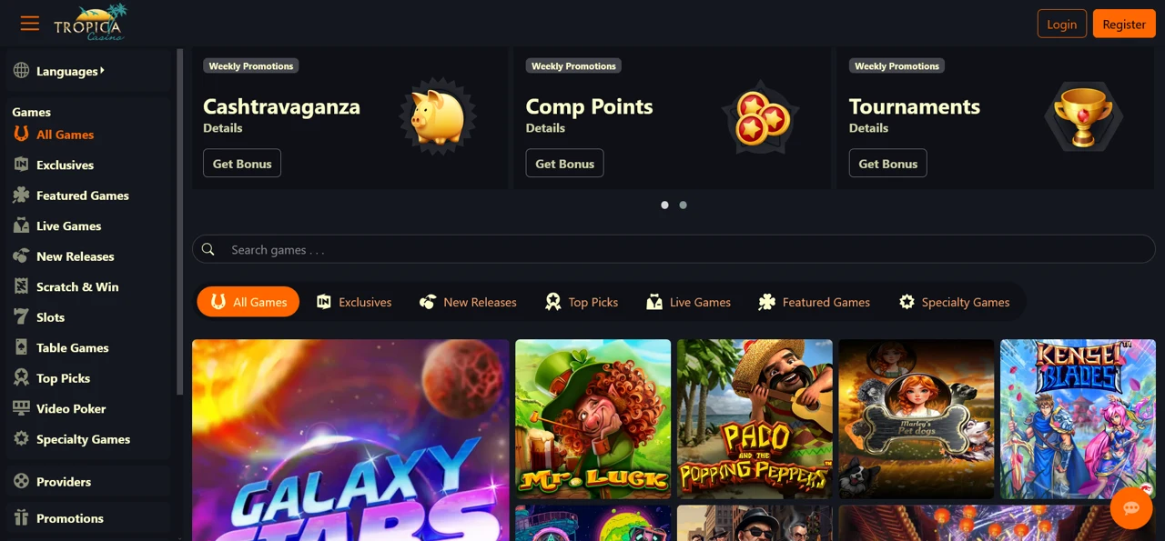 Tropica screenshot 1