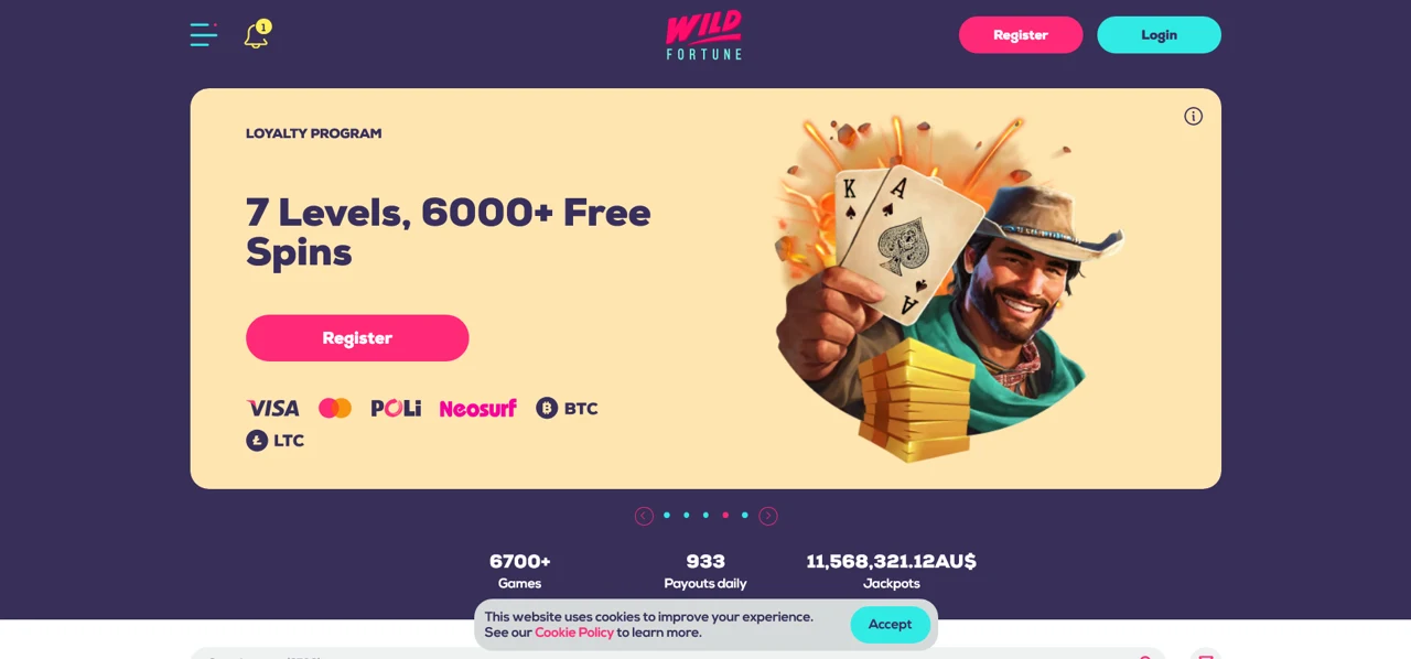 Wild Fortune screenshot 1