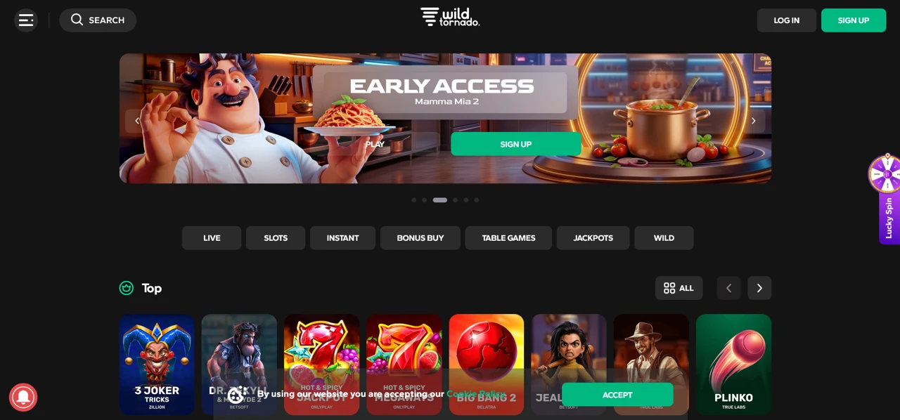 WildTornado screenshot 1