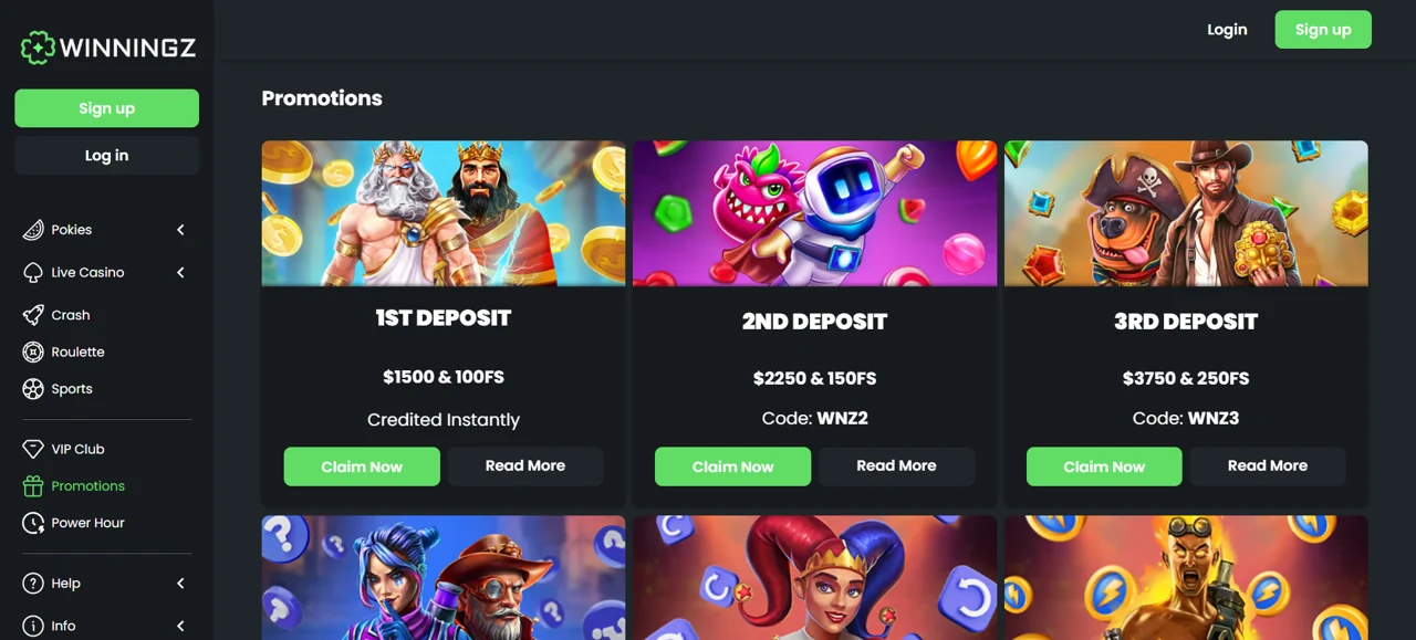 Winningz screenshot 1