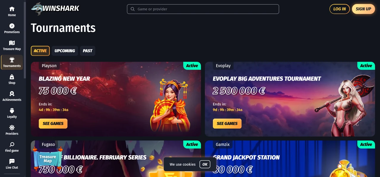 WinShark screenshot 2