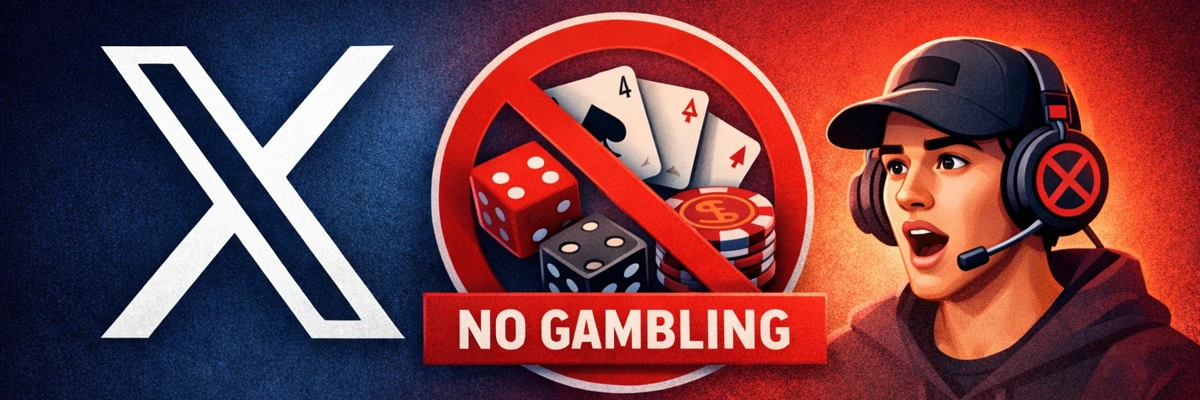 X Blocks Gambling from Influencer Paid Partnerships